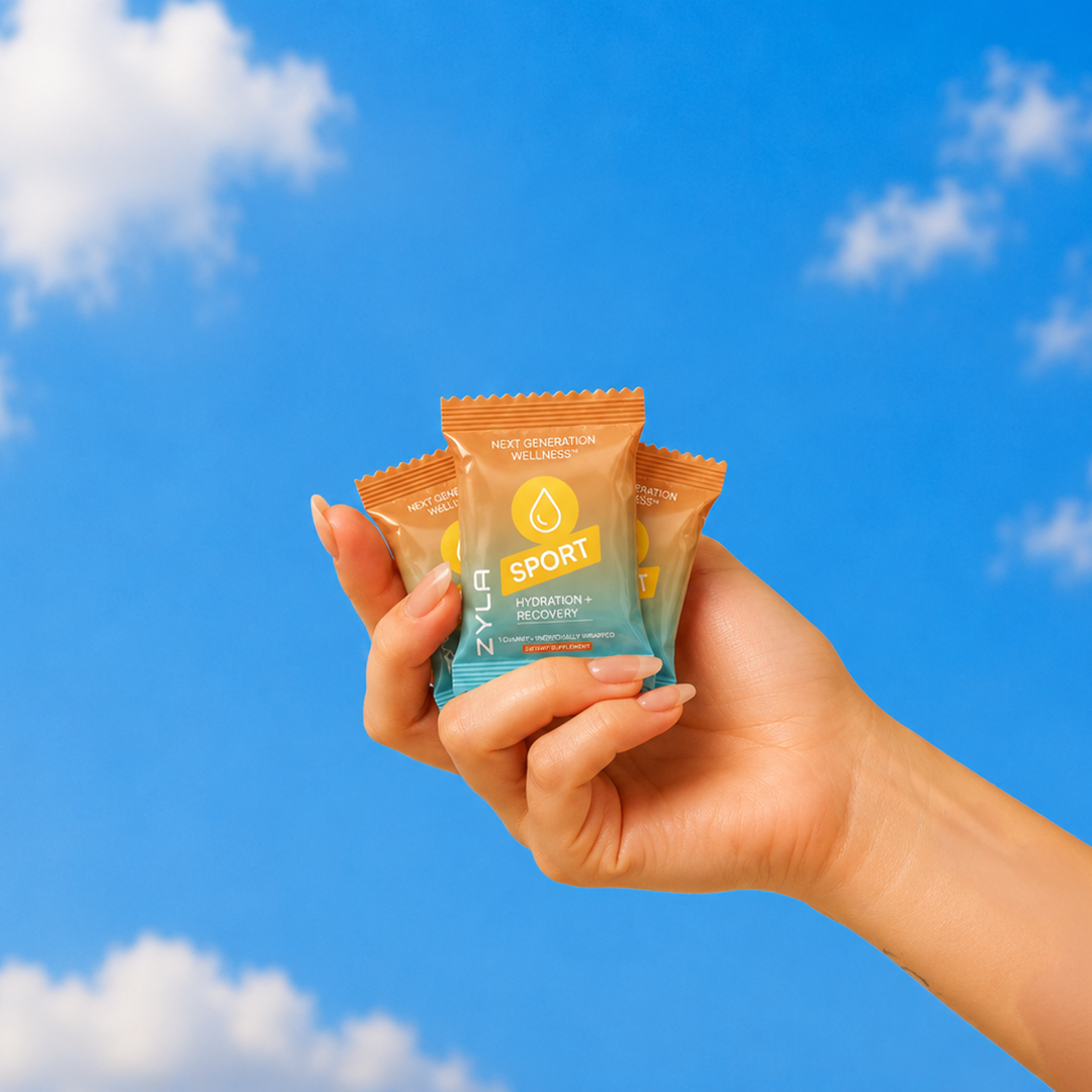 ZYLA Sport Gummies – Hydration & Recovery Support | Tropical Freeze | 30 Individually Wrapped Gummies
