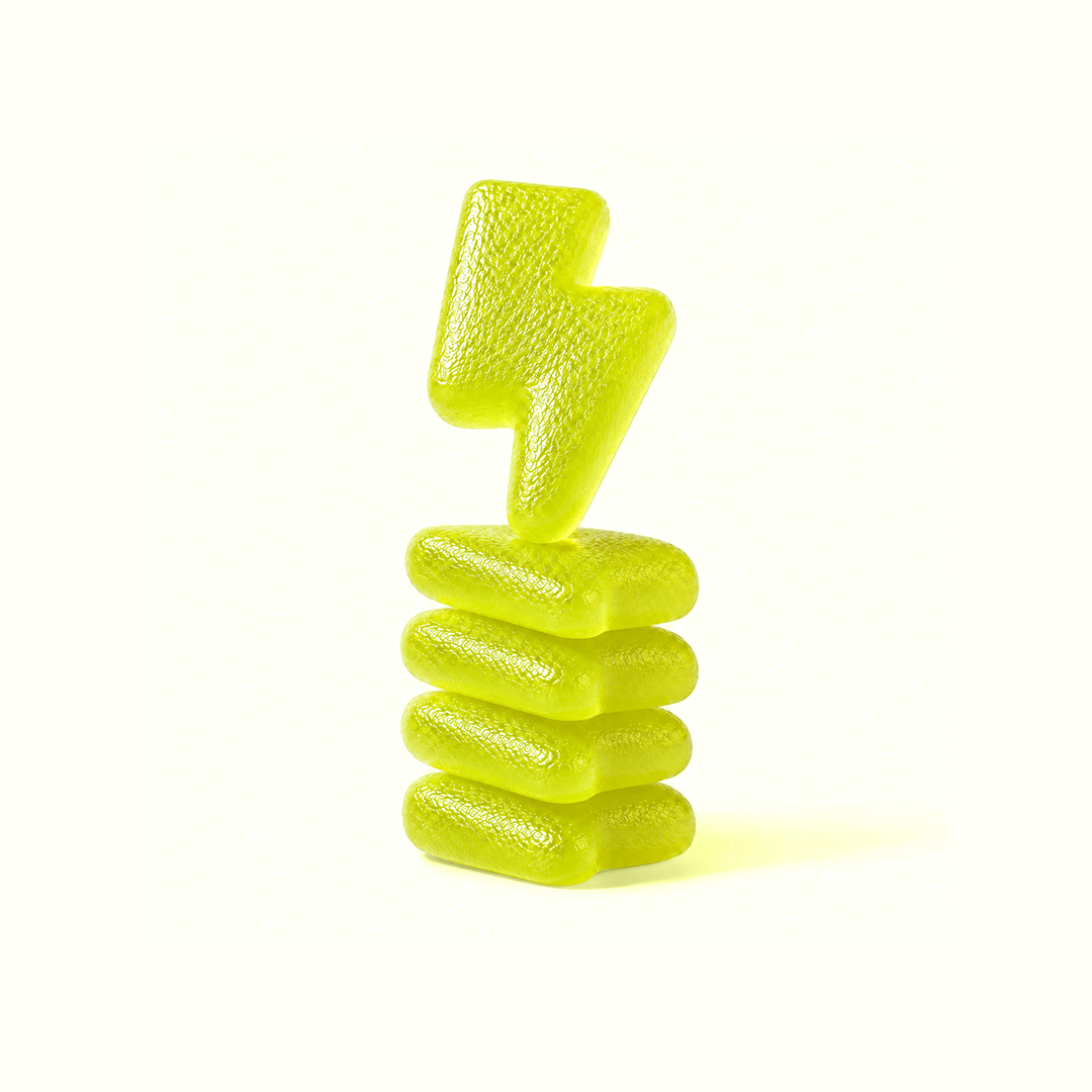 ZYLA Energy Gummies – Clean Daily Energy Support | Cherry Lime Charge | 30 Individually Wrapped Gummies